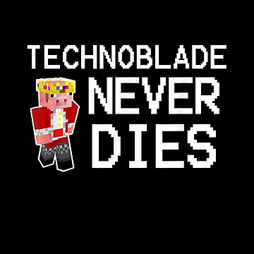 Technoblade Never Dies Cosplay Video Gamer Merch Sticker for Sale by  JustinshiMah