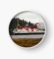 MV Loch Fyne approaching Fishnish Clock