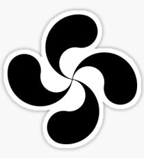 Basque Cross or Lauburu Sticker