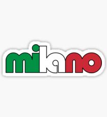 Pegatina Milán (bandera italiana)