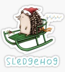 Sledgehog Sticker