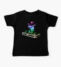 HAUS CAT (Regenbogen DJ Kitty) Baby T-Shirt