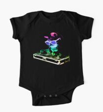 HAUS CAT (Regenbogen DJ Kitty) Kurzärmeliger Einteiler