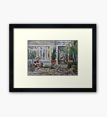 Double courtyard Rue Rodier Paris France Framed Print