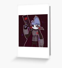 Future Mordecai Greeting Card