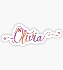 Olivia - watercolor Sticker
