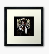 The Path of Righteous Man Framed Print