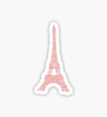 Pegatina Torre Eiffel en colores pastel