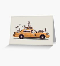 1-800-TAXI-DERMY Greeting Card
