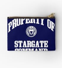 Property of Stargate Command Athletic Wear White ink Studio Pouch