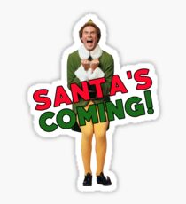 Buddy the Elf Christmas Santa Sticker