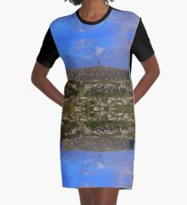 Dun Eochla Stone Fort - Inishmore Graphic T-Shirt Dress
