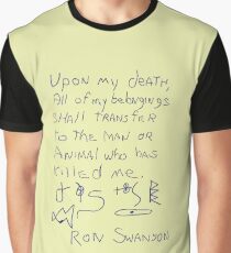 My Last Will And Testament Graphic T-Shirt