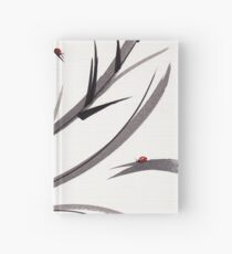"My Dear Friend" Original ink and wash ladybug bamboo painting/drawing Hardcover Journal