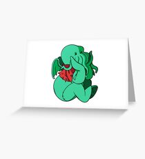 Winnie Thulhu Greeting Card