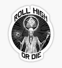 D20 Reaper - Roll High or Die d&d - Dungeons & Dragons Sticker