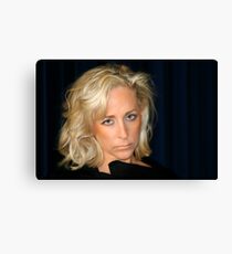 Blond Woman Canvas Print
