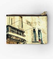 Old Building Facade Studio Pouch