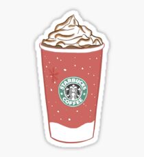 starbucks christmas cups Sticker