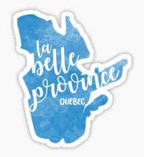 Quebec - la belle province Sticker