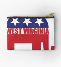 West Virginia Republican Elephant Studio Pouch