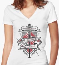 Negan & Lucille Women's Fitted V-Neck T-Shirt