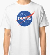 (THE ORIGINAL) Trans* - Nasa Logo inspired design. Classic T-Shirt