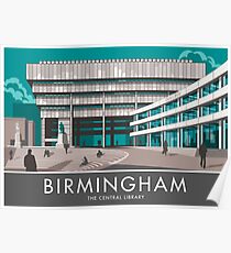 Birmingham Central Library Poster