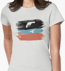 Guns and Peace - T-Shirt Women's Fitted T-Shirt