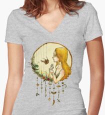 Joanna Newsom - Ys Dreamcatcher Women's Fitted V-Neck T-Shirt