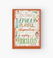 Jane Austen - Pride and Prejudice - Quote Hardcover Journal