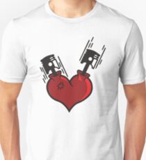 Heart Pistons Unisex T-Shirt