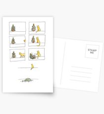 Happy Holidays From The Cat (Full) Postcards