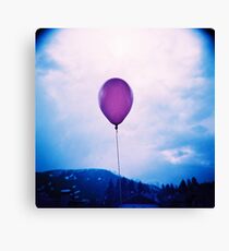 purple happiness Canvas Print