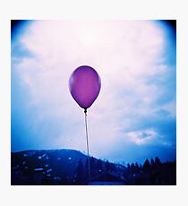 purple happiness Photographic Print