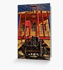 Caboose Greeting Card