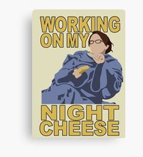Liz Lemon - Night cheese Canvas Print