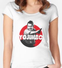 Yojimbo - Toshiro Mifune Women's Fitted Scoop T-Shirt