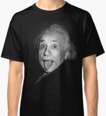 Albert Einstein Genius Tongue Funny Classic T-Shirt