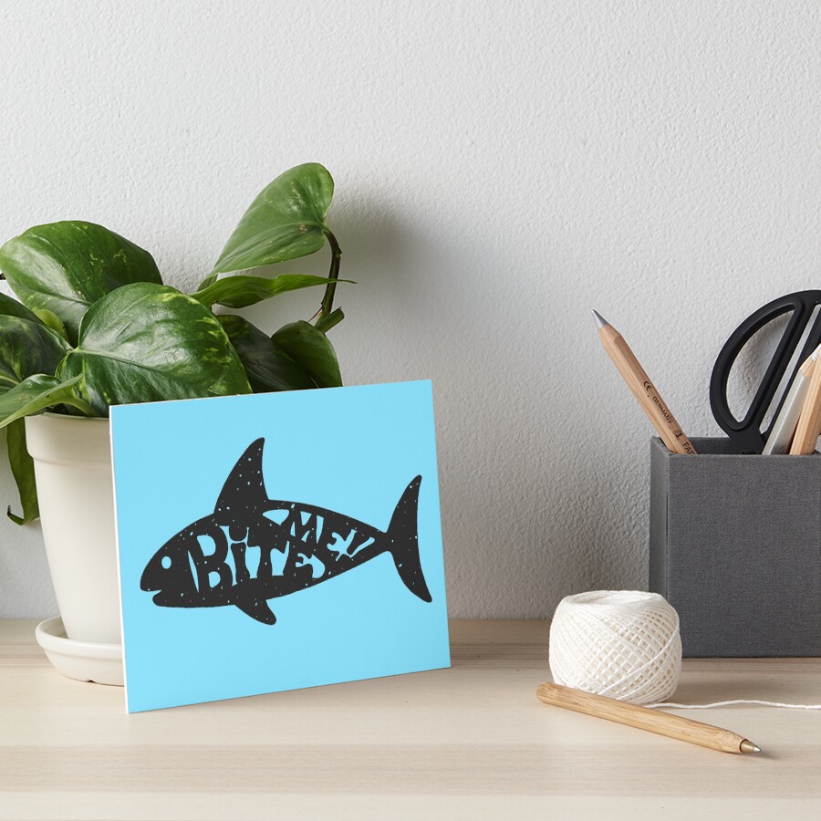 SHARK! Art Board Print