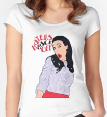 Haters Back Off Women's Fitted Scoop T-Shirt