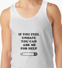 Safety Pin Design Men's Tank Top