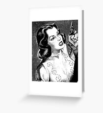 A CITY OF CRIME 2 Greeting Card
