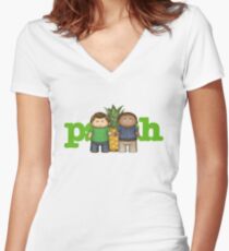 Psych Women's Fitted V-Neck T-Shirt