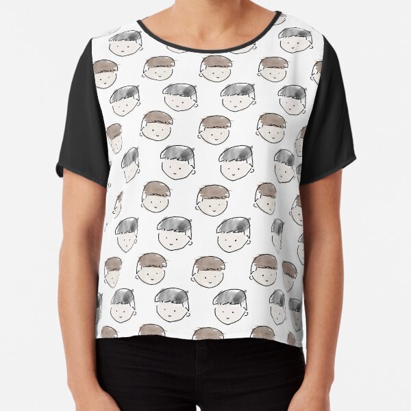 Watercolour Dan and Phil Chiffon Top