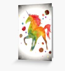 Tarjeta de felicitación Unicornio
