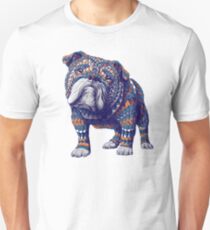 Englische Bulldogge (Farbversion) Slim Fit T-Shirt