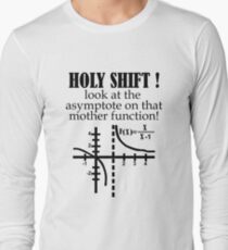Holy Shift Look Asymptote That Mother Function black Long Sleeve T-Shirt