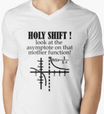 Holy Shift Look Asymptote That Mother Function black Men's V-Neck T-Shirt