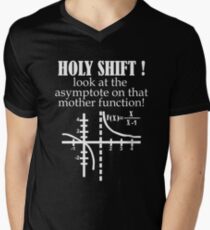 Holy Shift Look Asymptote That Mother Function white Men's V-Neck T-Shirt
